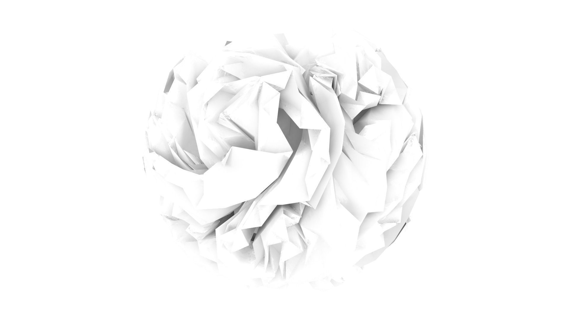 Paper With Crumpling Animation 3D model_17