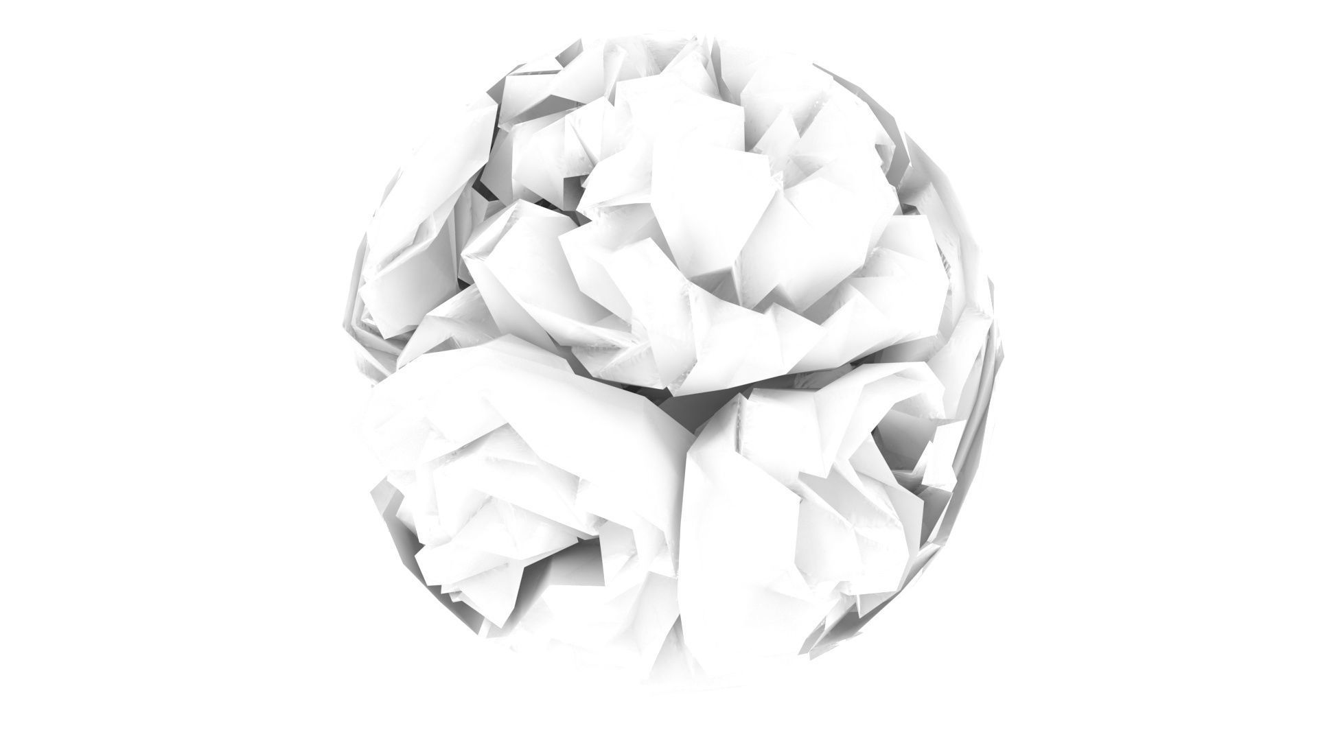 Paper With Crumpling Animation 3D model_11