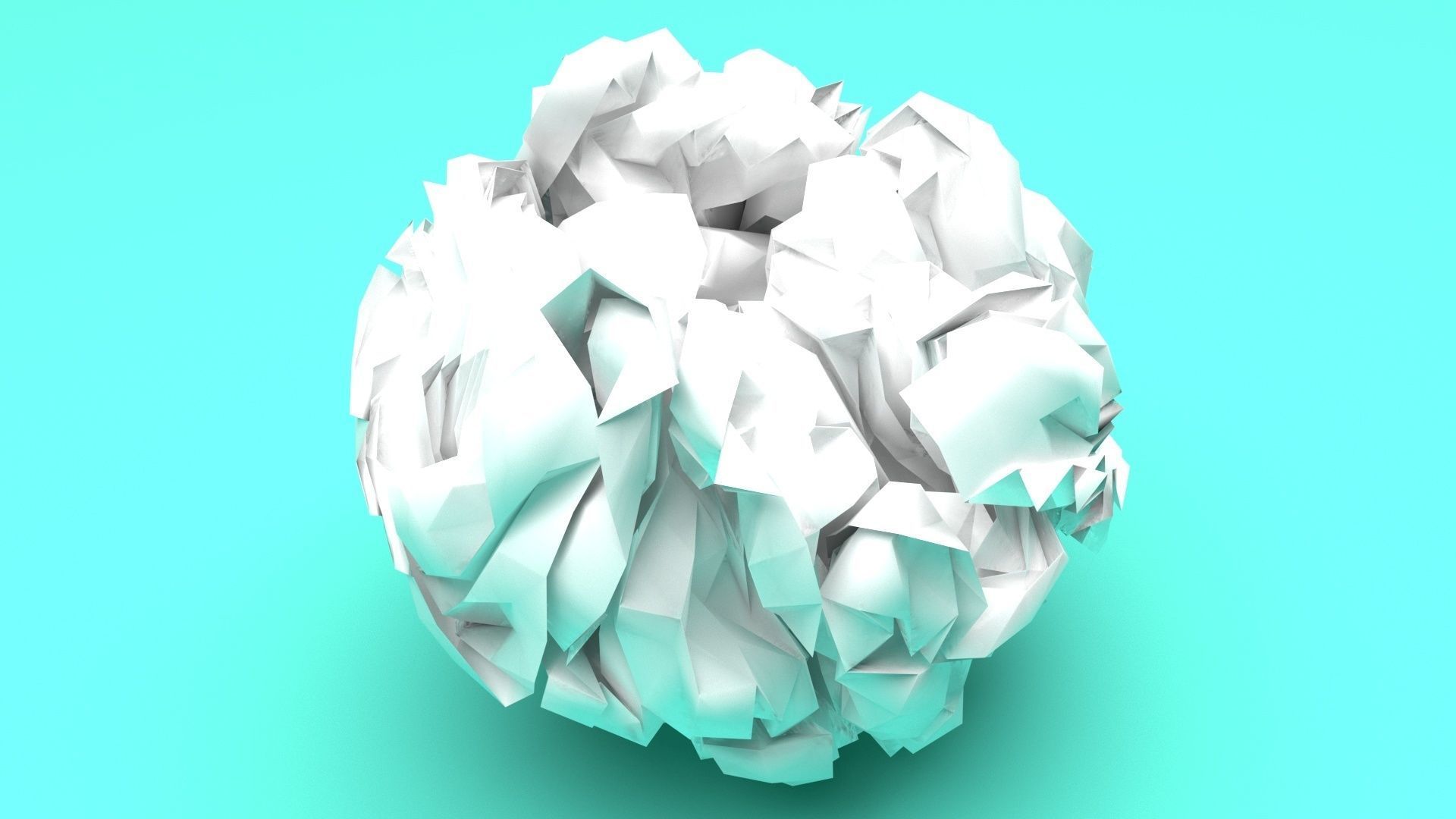 Paper With Crumpling Animation 3D model_38