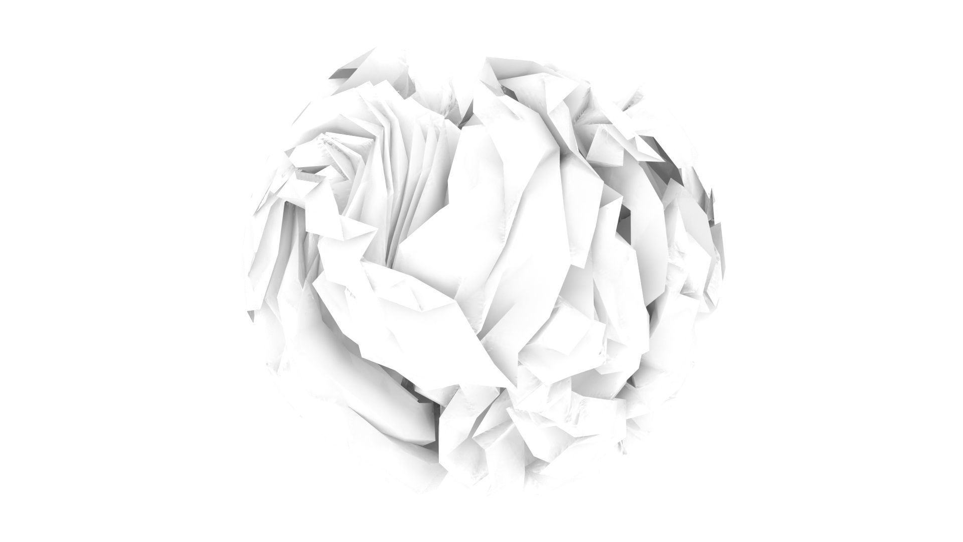 Paper With Crumpling Animation 3D model_14