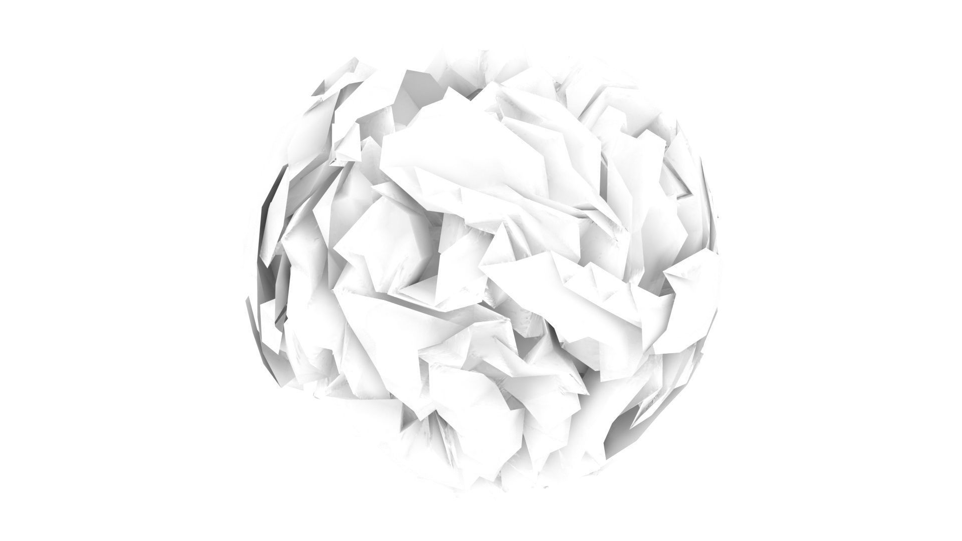 Paper With Crumpling Animation 3D model_13