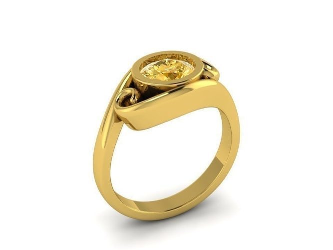 fashion engagement ring 68 Free 3D print model