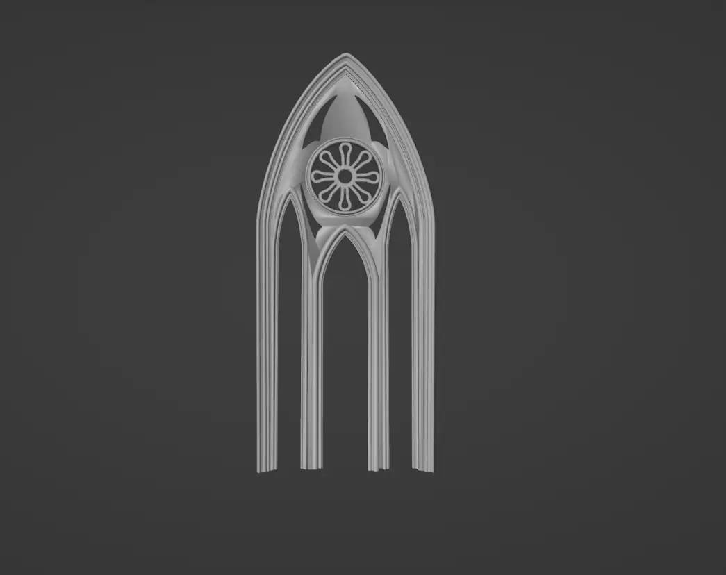 door  d Free low-poly 3D model_0