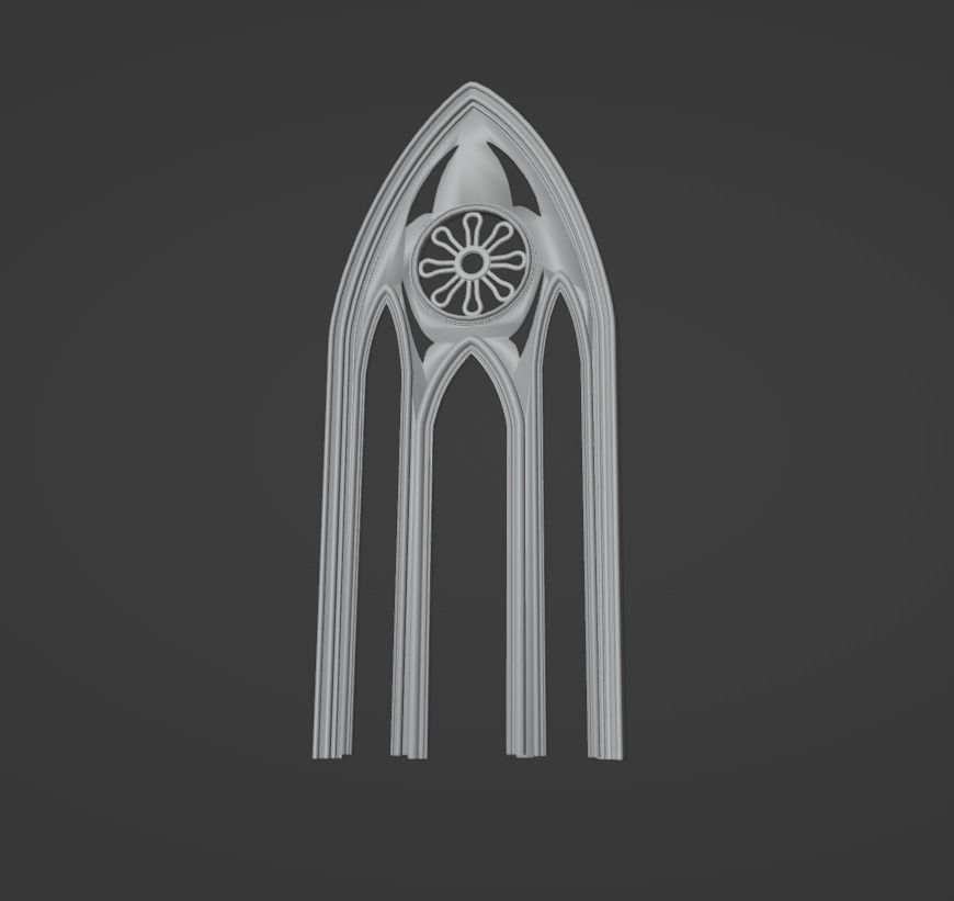 door  d Free low-poly 3D model_1