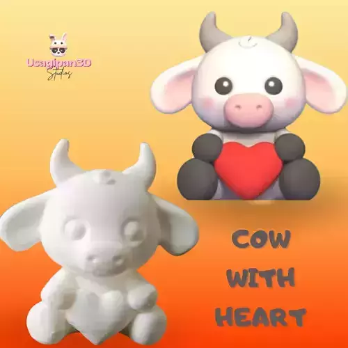 Cow with Heart
