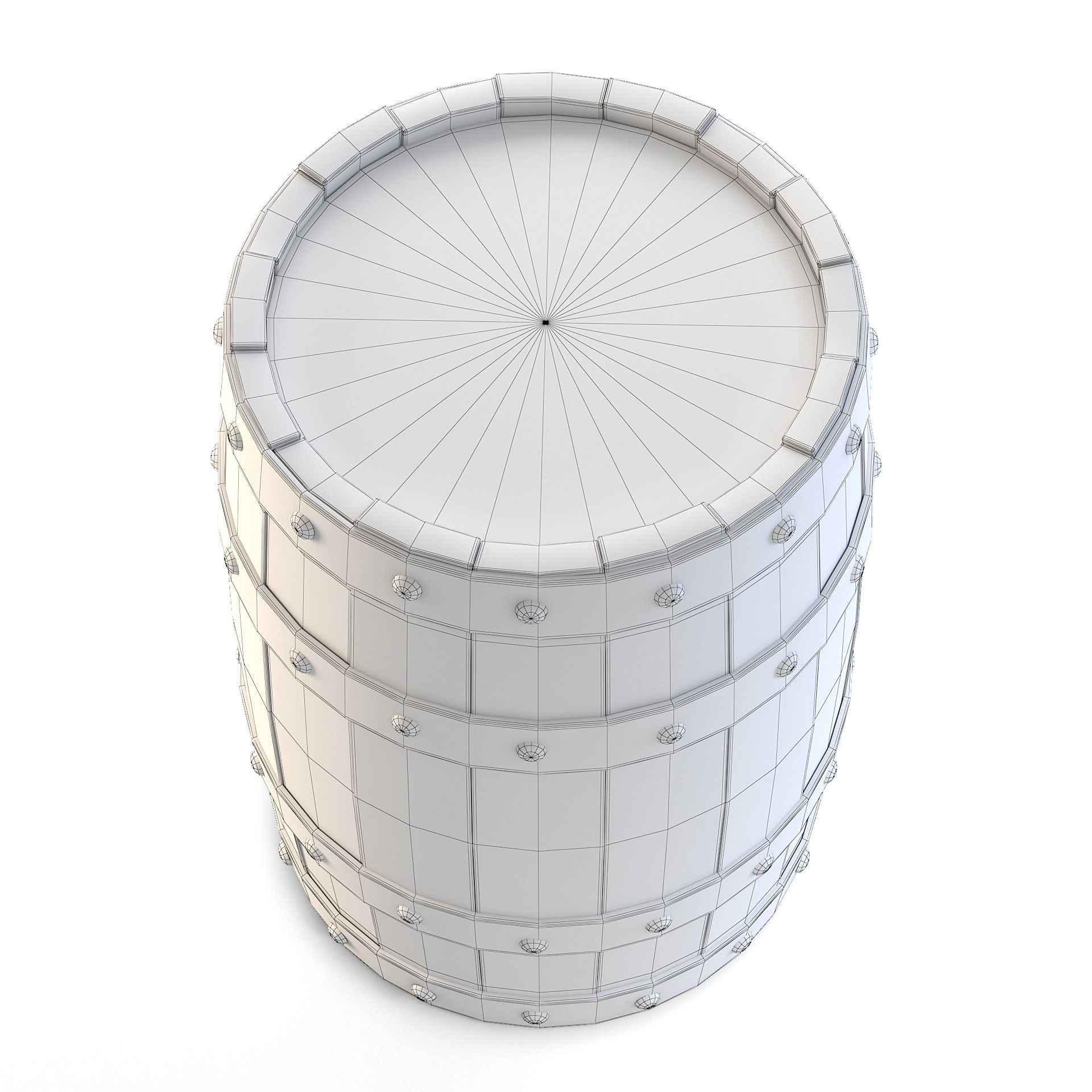 Barrel 3D model_4