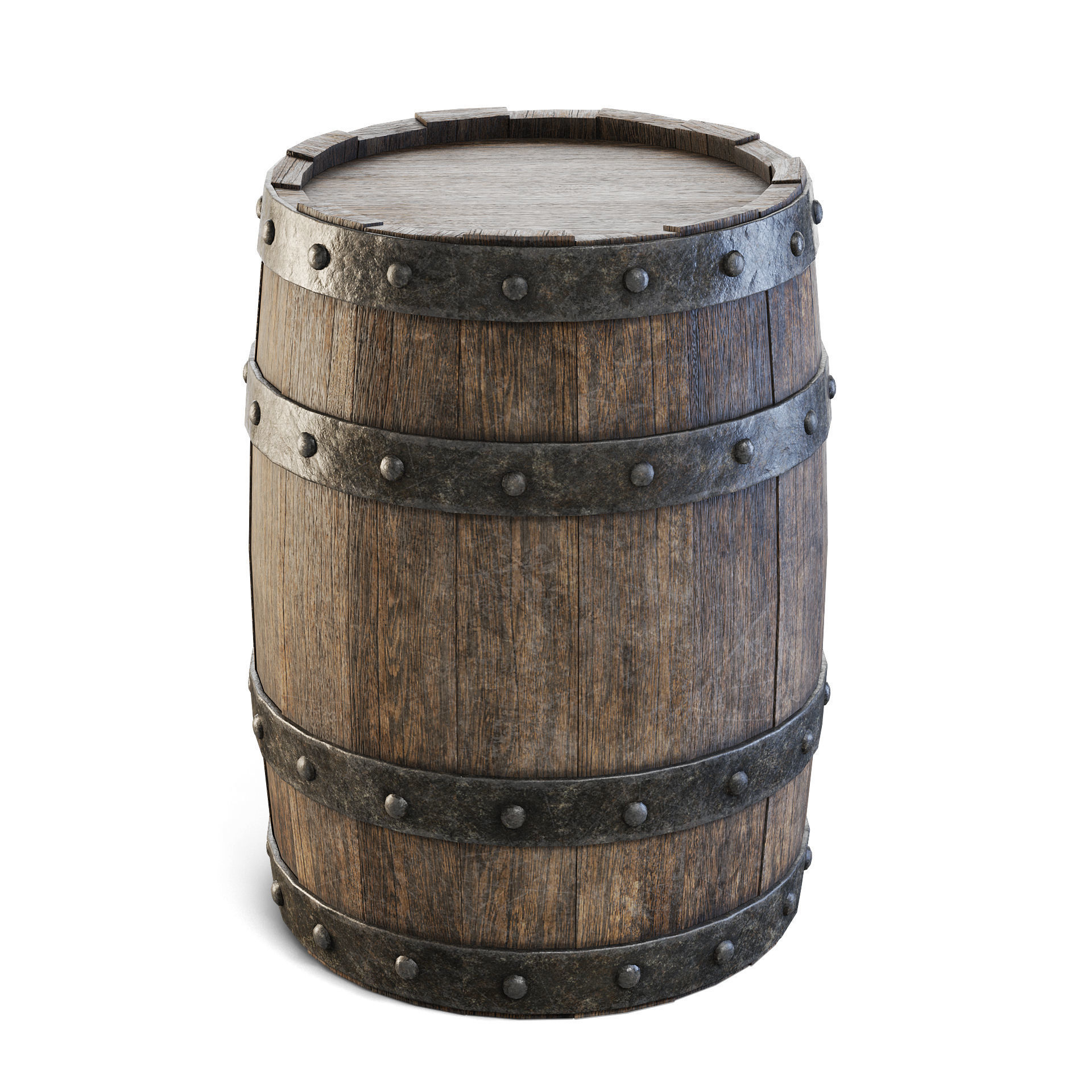 Barrel 3D model_3