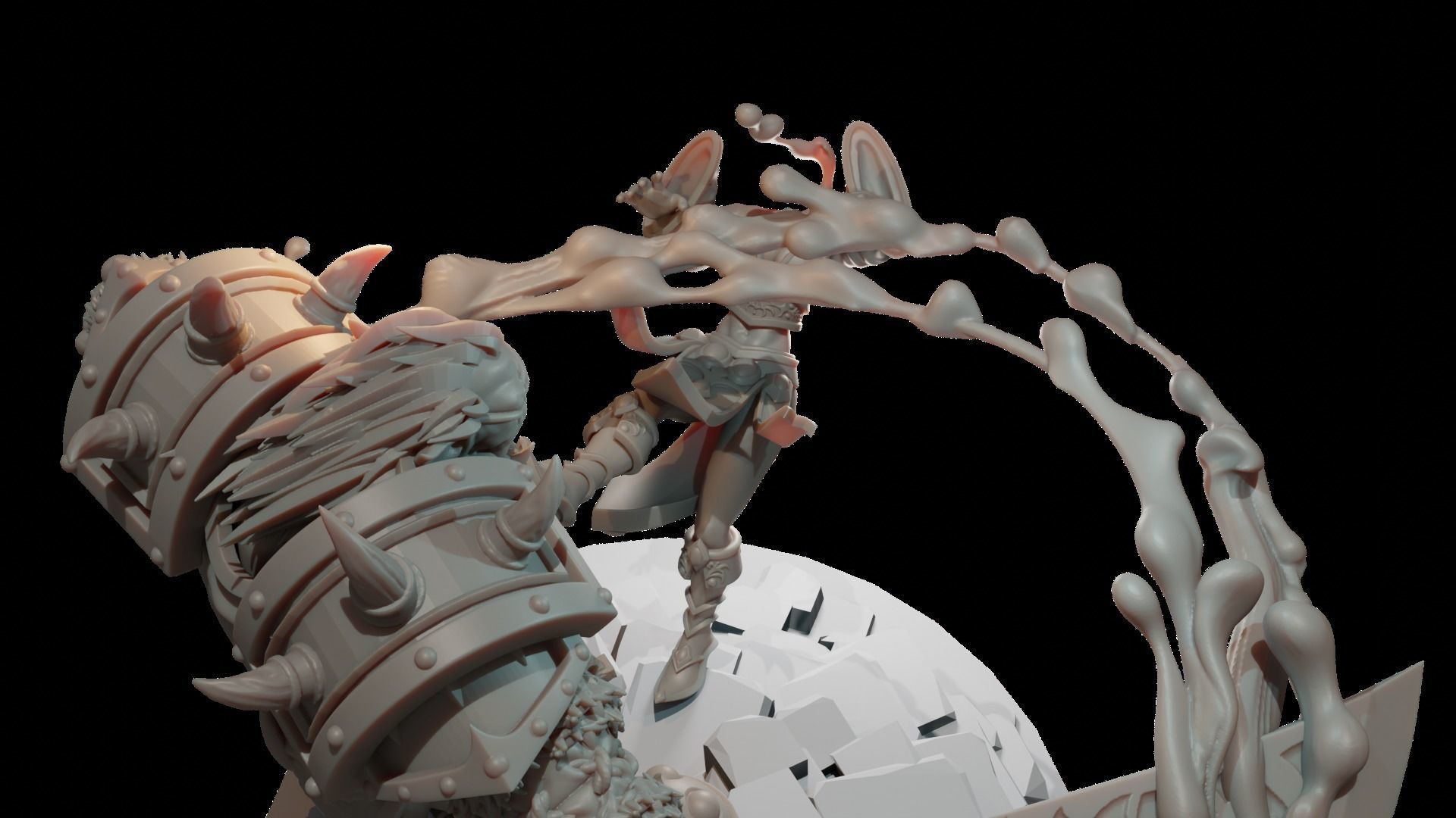 Orc Warlord Orcish Horde 3D print model_2