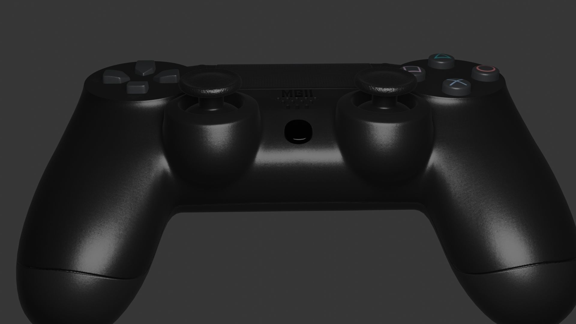 PS4 REMOTE Low-poly 3D model_30