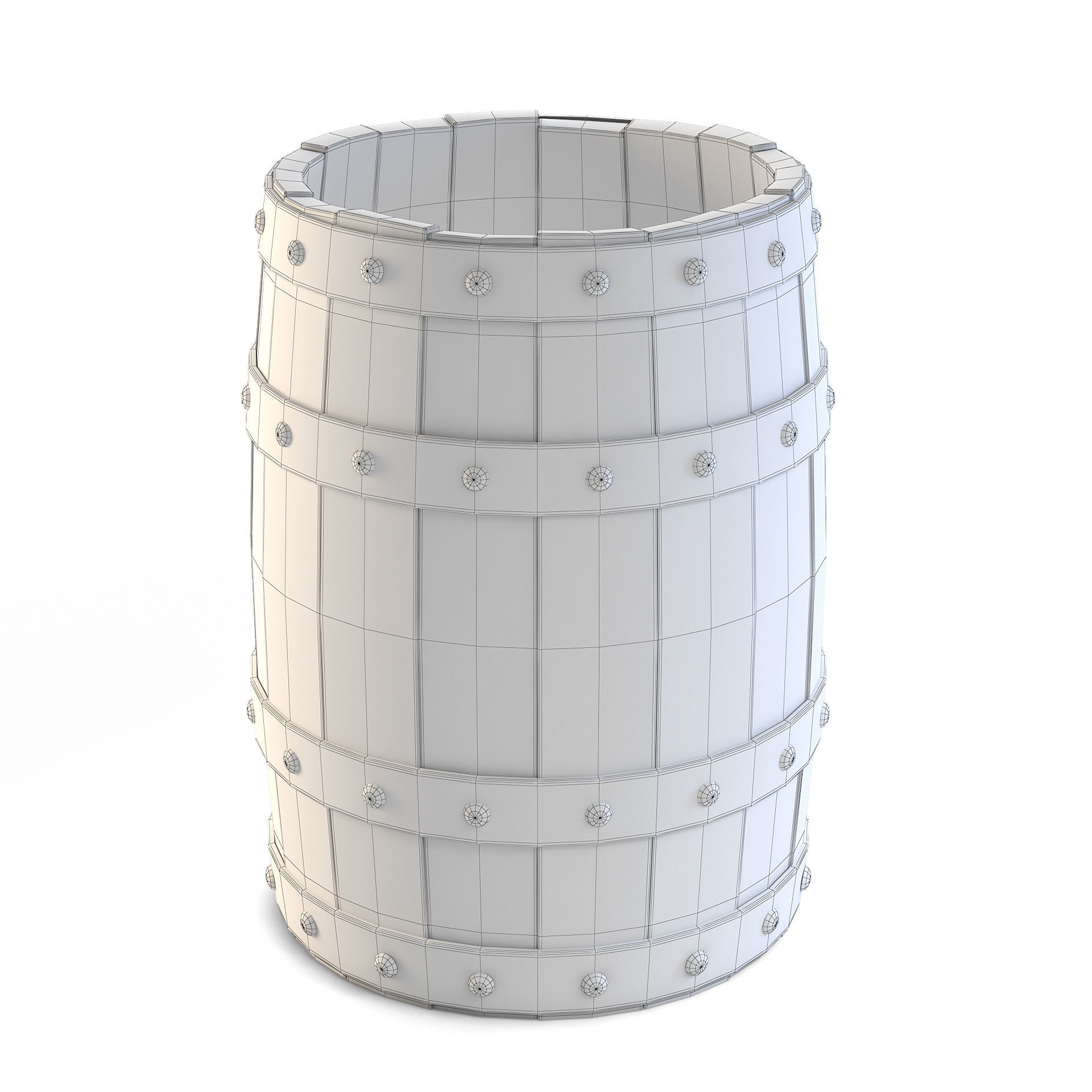 Barrel 3D model_1