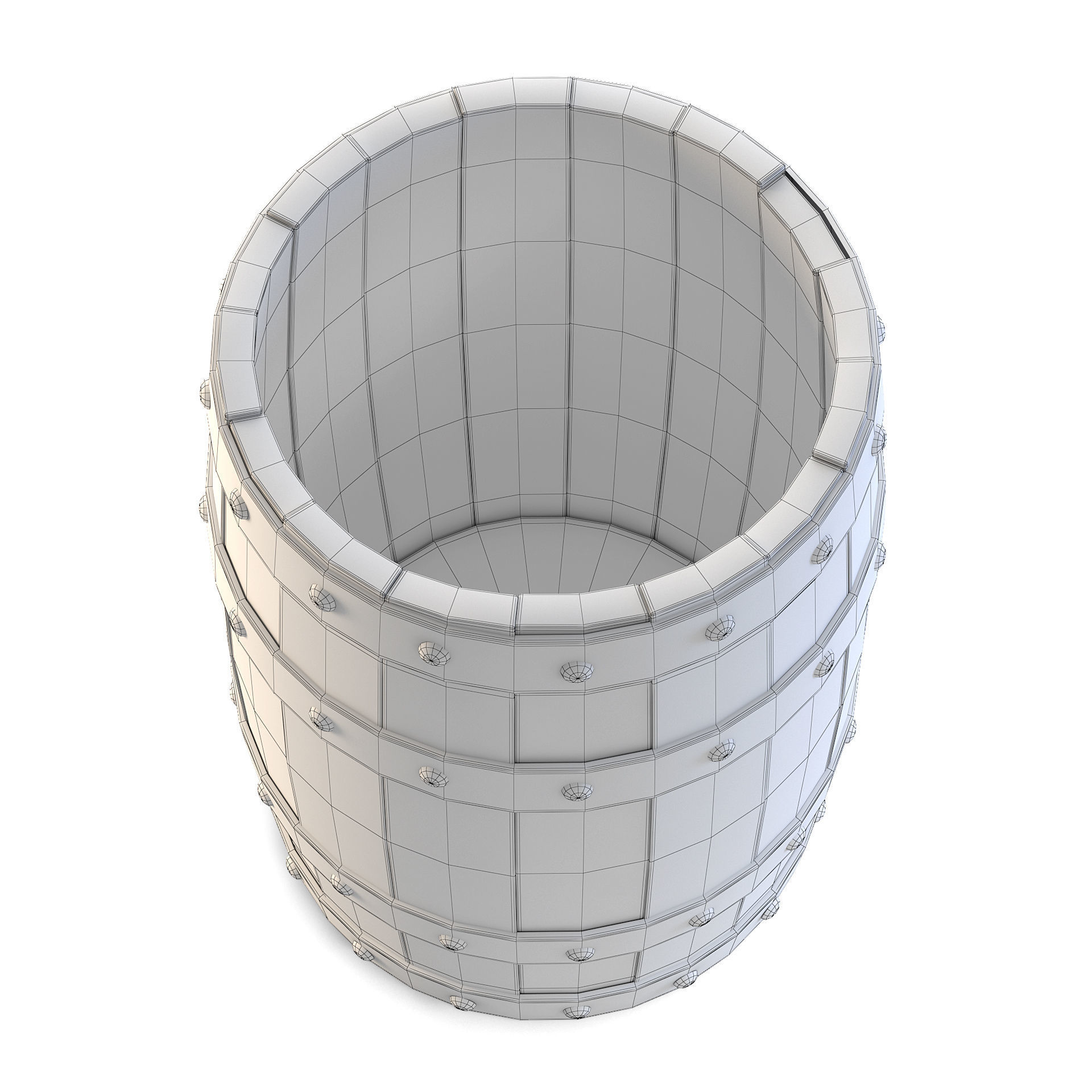 Barrel 3D model_4