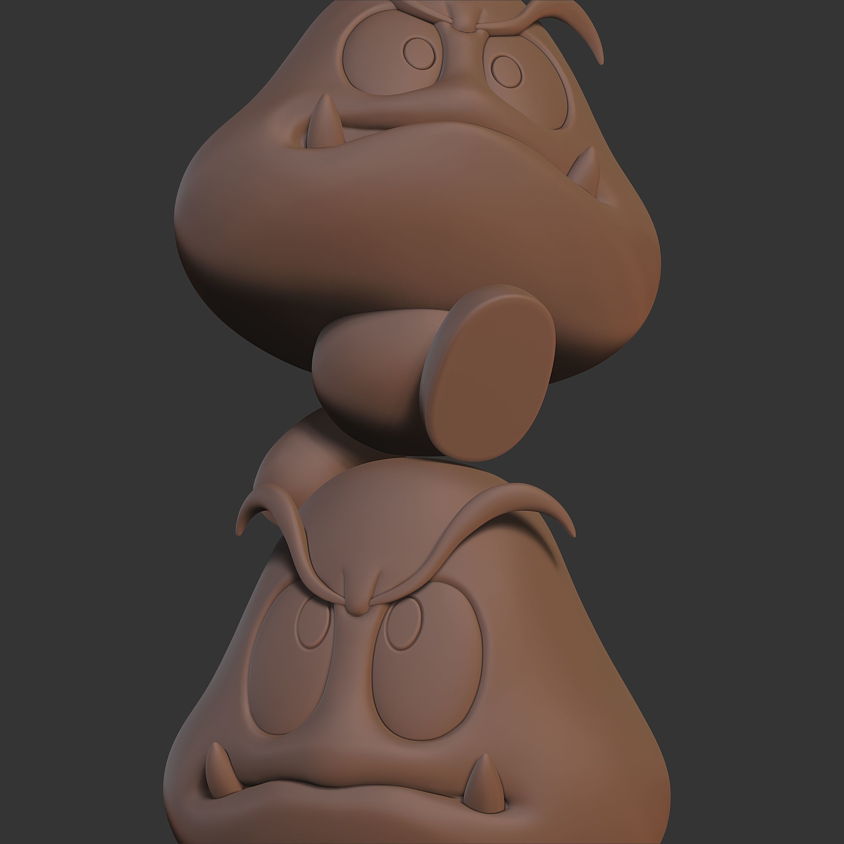 Goomba Tower 3D print model_5