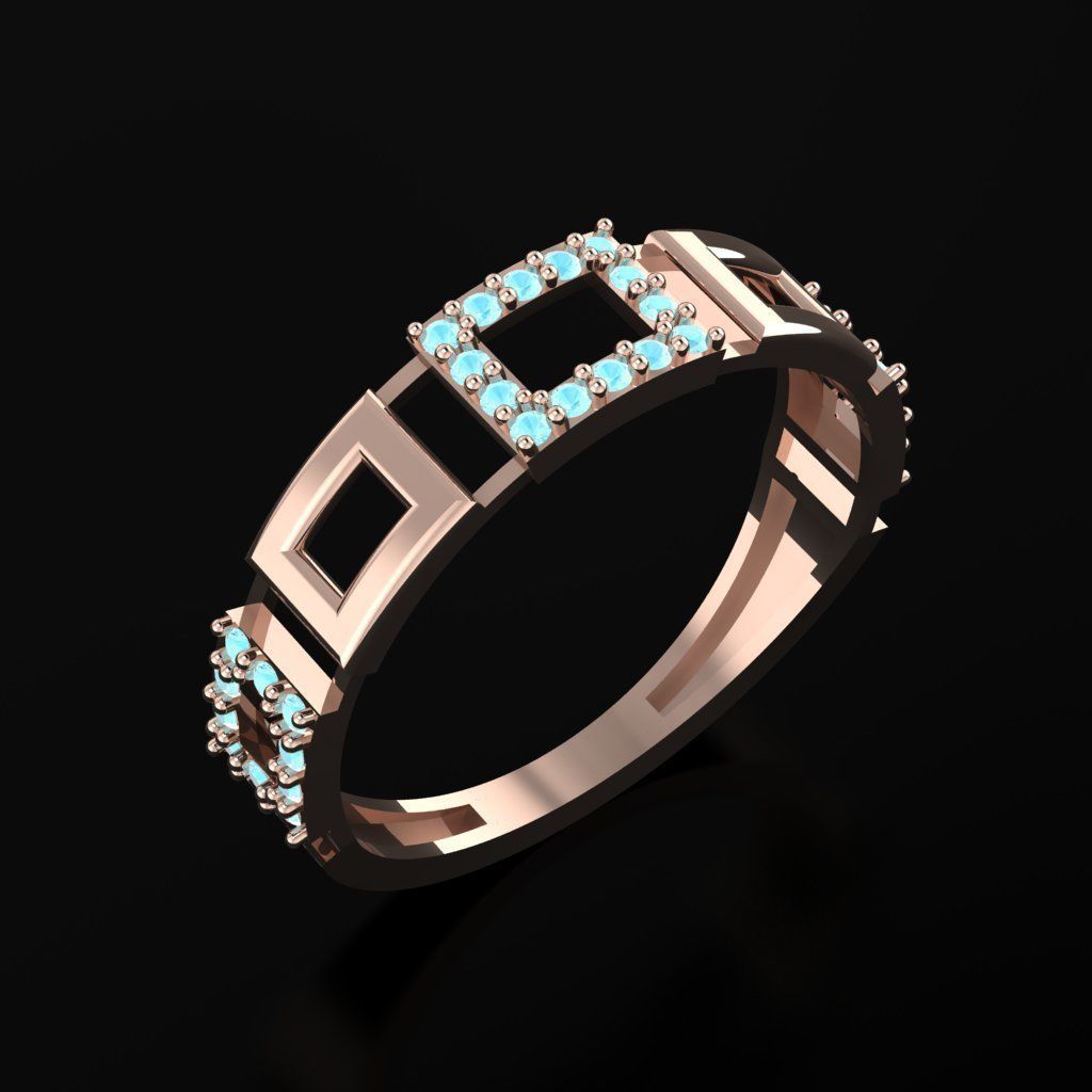 RING SIZE 18 NEW MODEL -GOLD PARK 3D print model_5