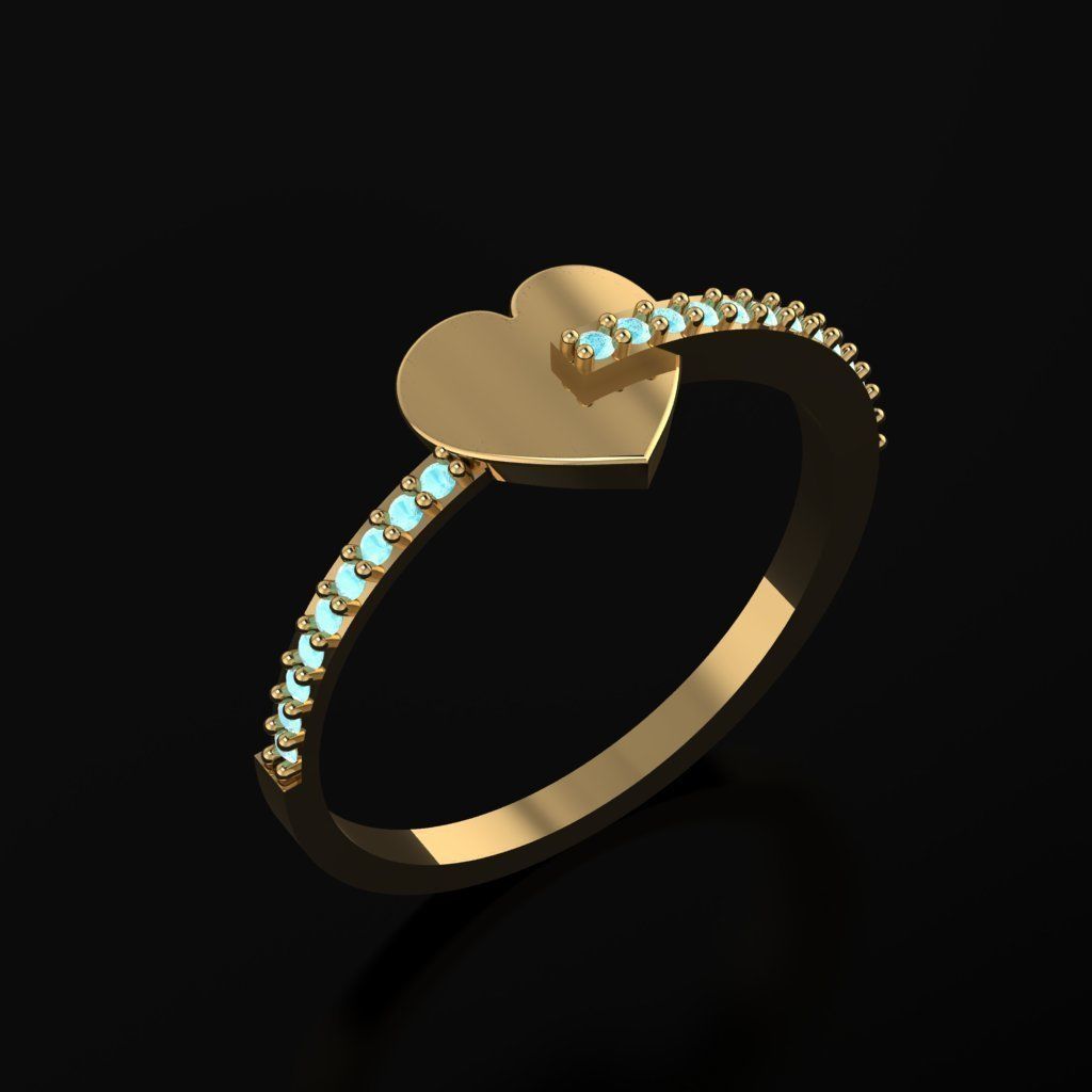 RING SIZE 18 NEW MODEL -GOLD PARK 3D print model_1