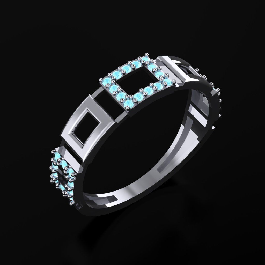 RING SIZE 18 NEW MODEL -GOLD PARK 3D print model_3