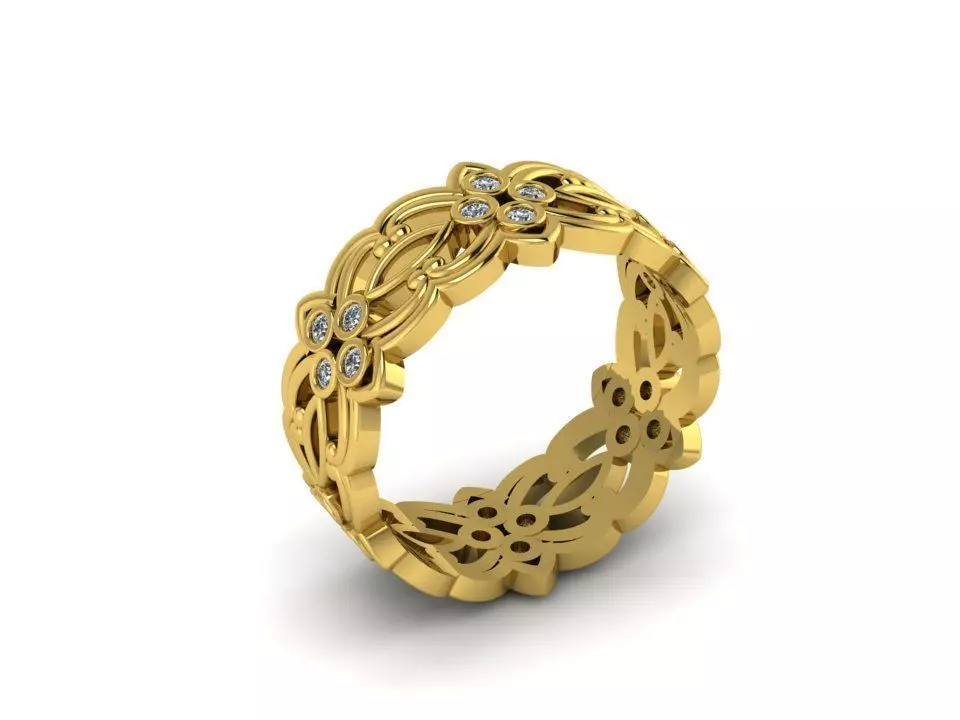 fashion engagement ring 79 Free 3D print model
