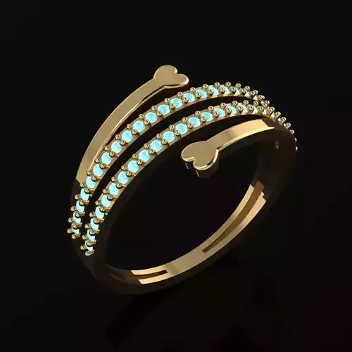 RING SIZE 18 NEW MODEL -GOLD PARK