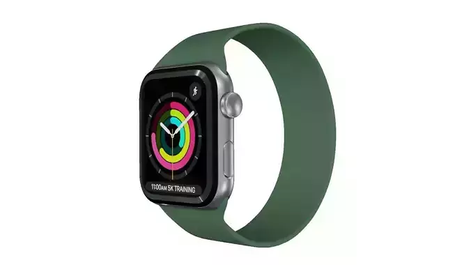 Apple Watc 3 - Silver Aluminium Case with Clover Solo Loop