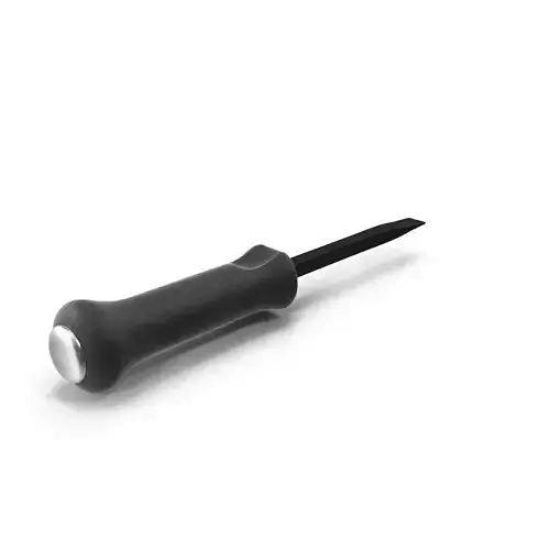 Straight Striking Prybar 12in Low-poly 3D model