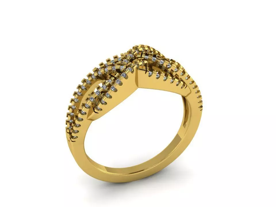 fashion engagement ring 87 Free 3D print model