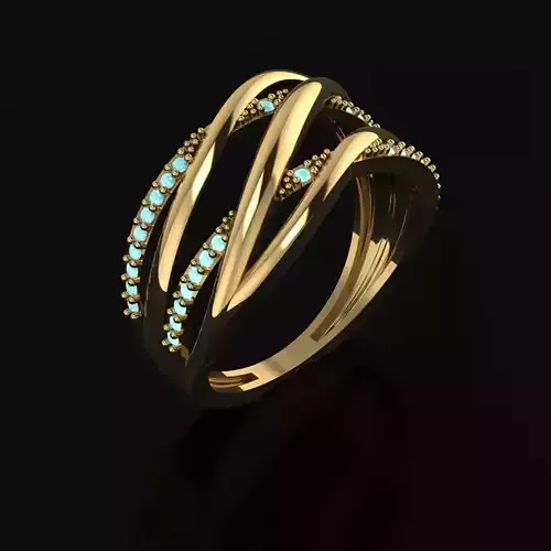 RING SIZE 18 NEW MODEL -GOLD PARK