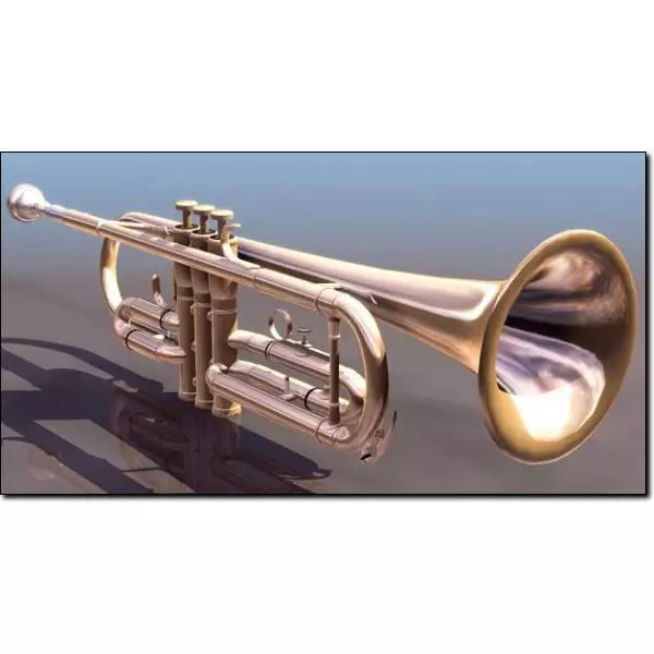 Trumpet Studio Max 3D model_0
