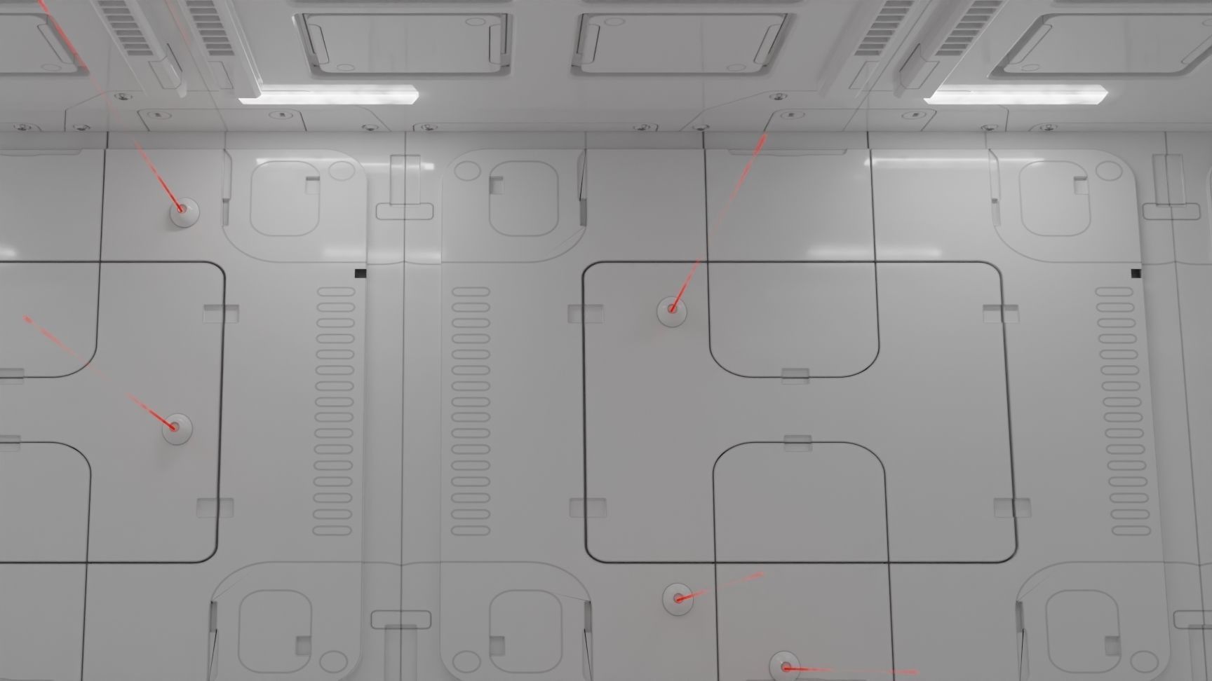 Sci-fi interior 3D model_6