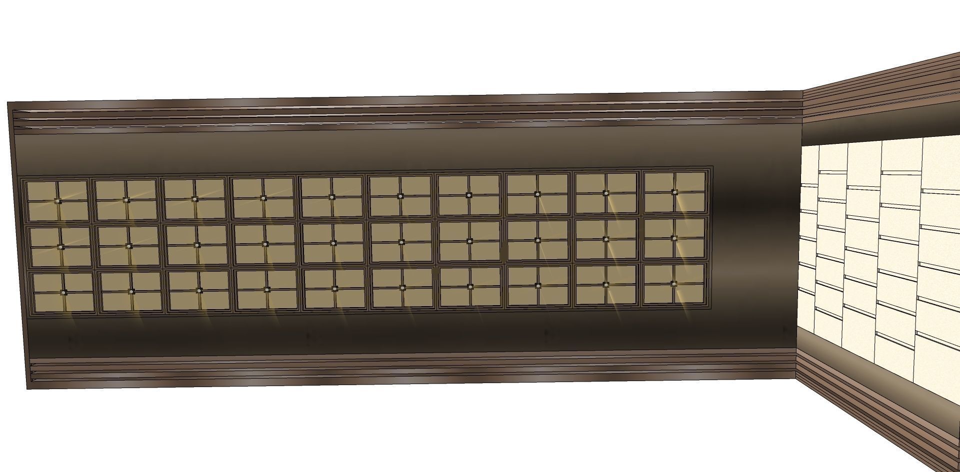 hanging shade cantilever 3d model 3D model_2