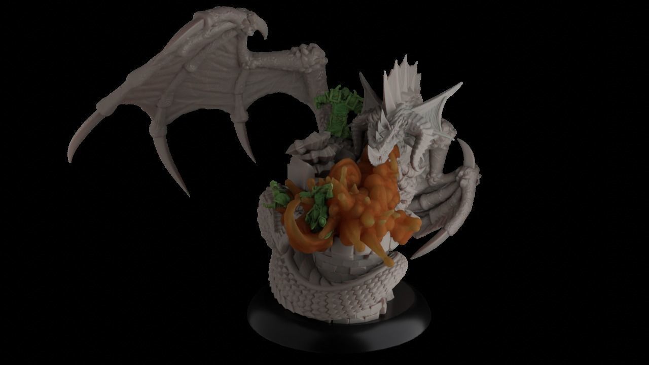 Black Dragon Orcish Horde 3D print model_5
