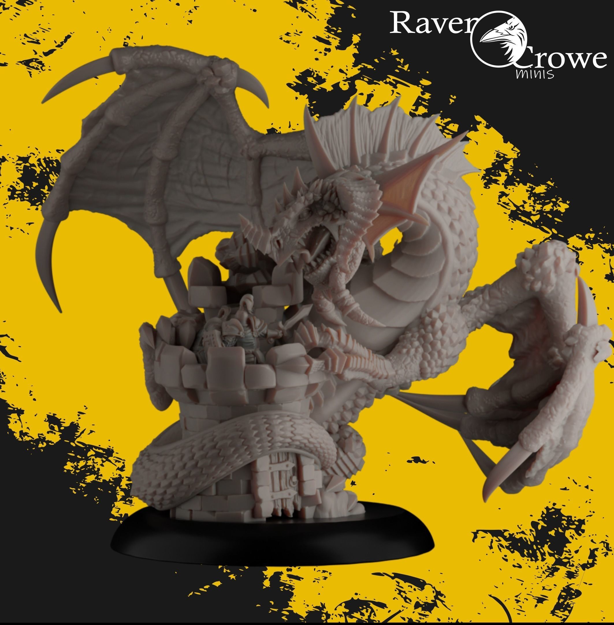 Black Dragon Orcish Horde 3D print model_9
