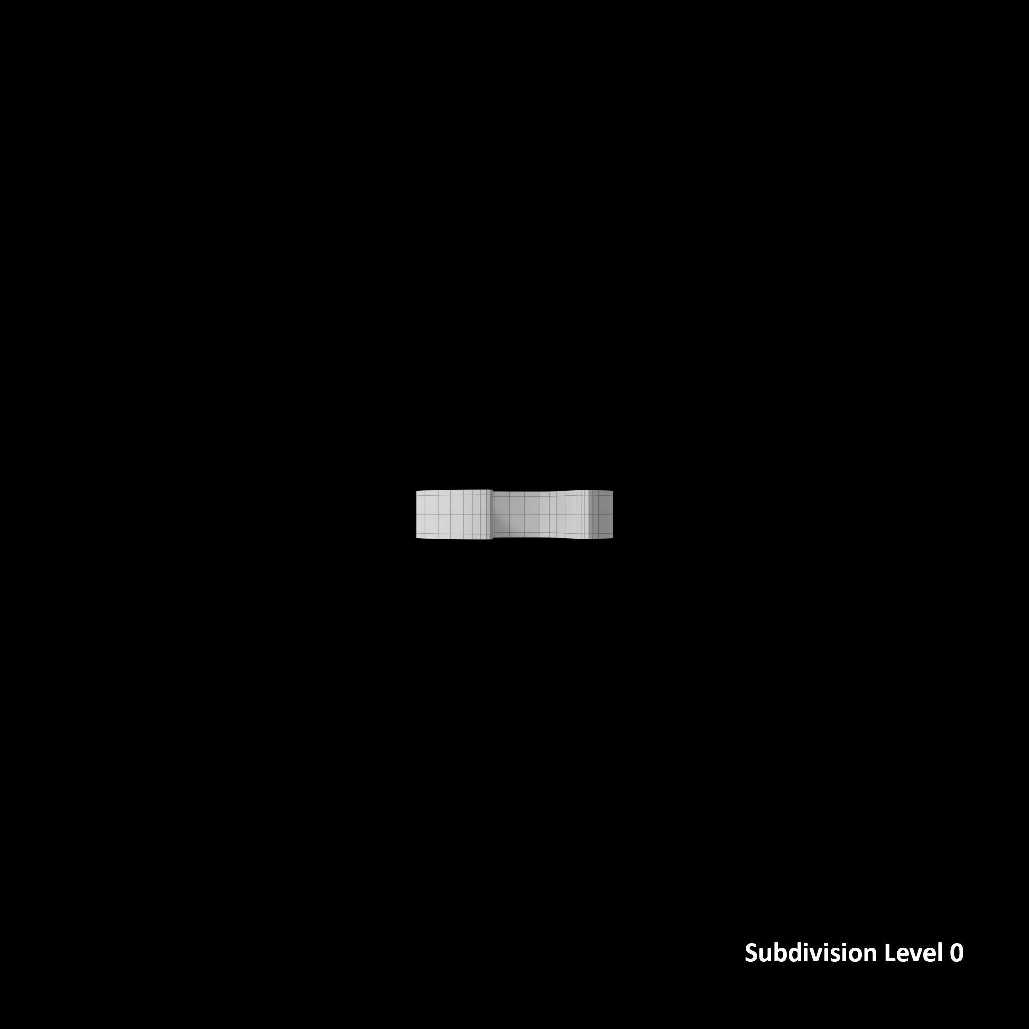 Standard Metric Open End Wrench Low-poly 3D model_20