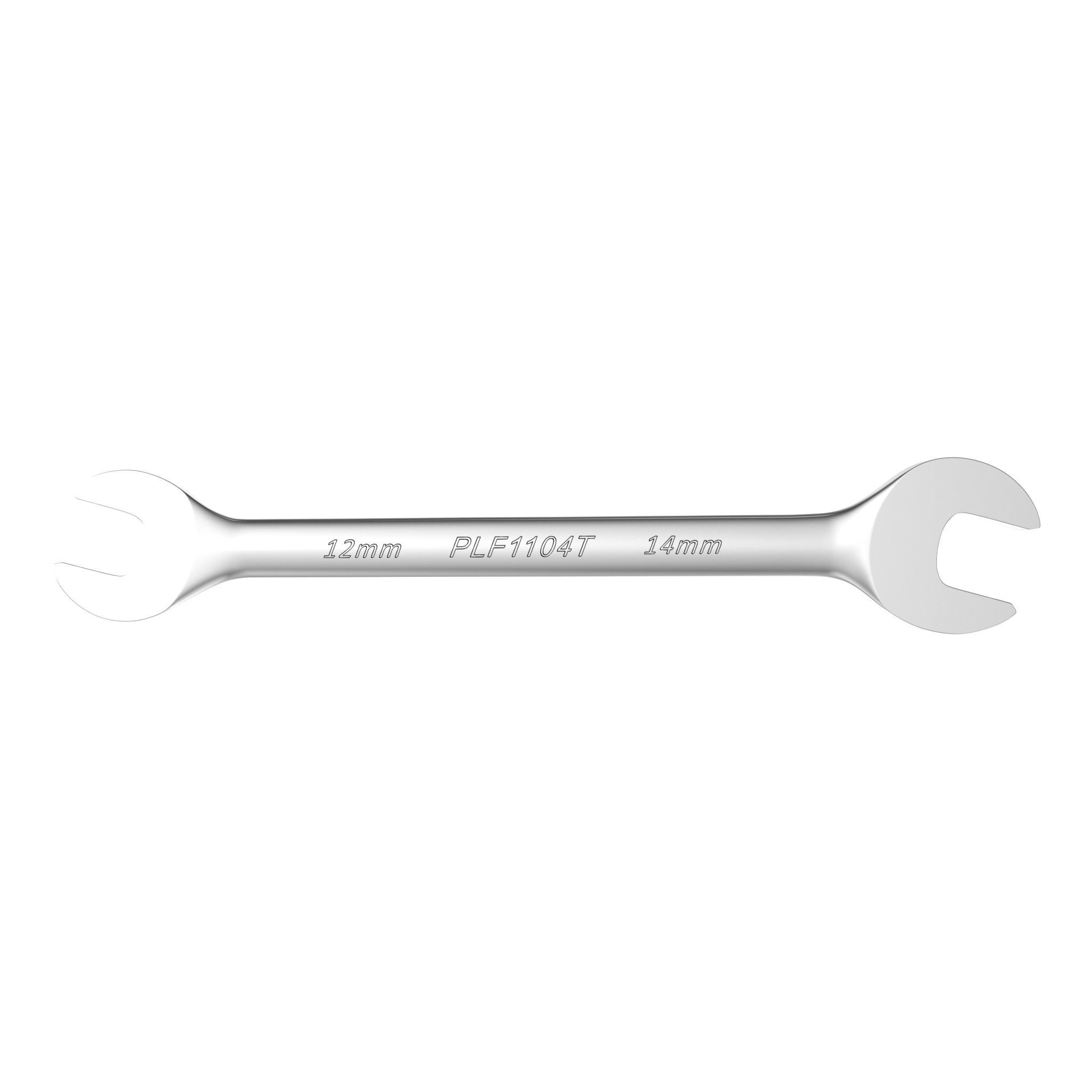Standard Metric Open End Wrench Low-poly 3D model_7