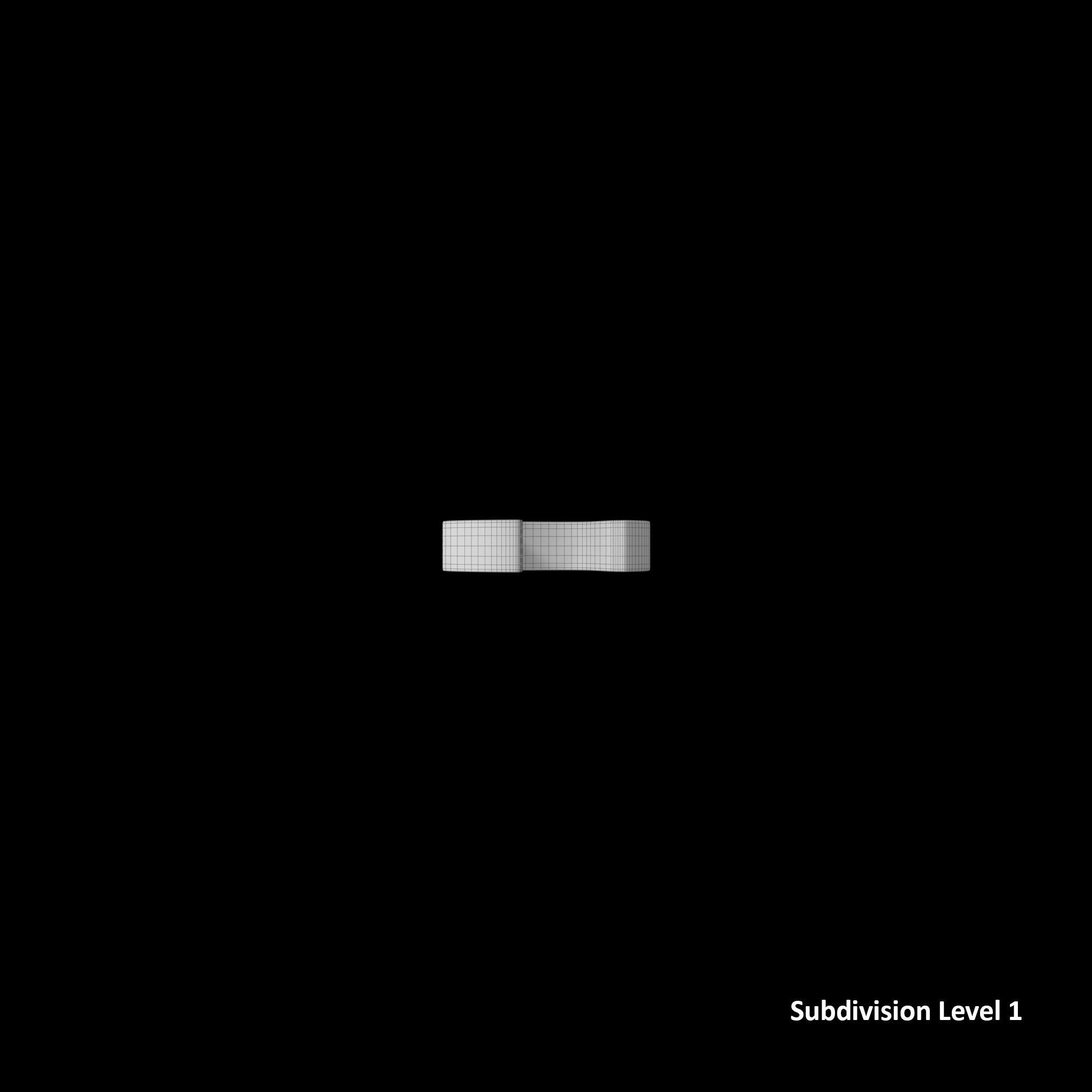 Standard Metric Open End Wrench Low-poly 3D model_21