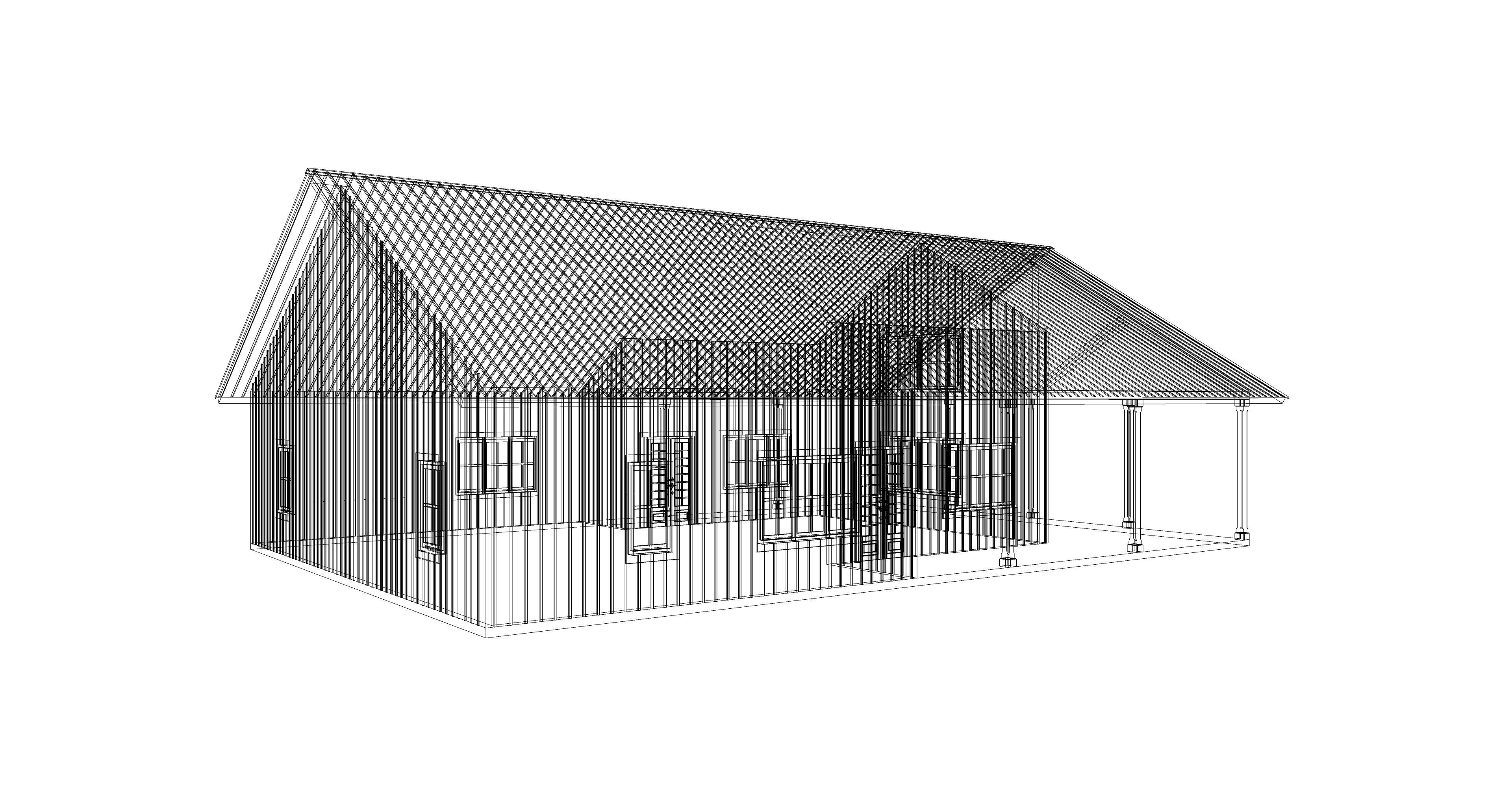 Barndominium House 003-Archimple LLC 3D model_5