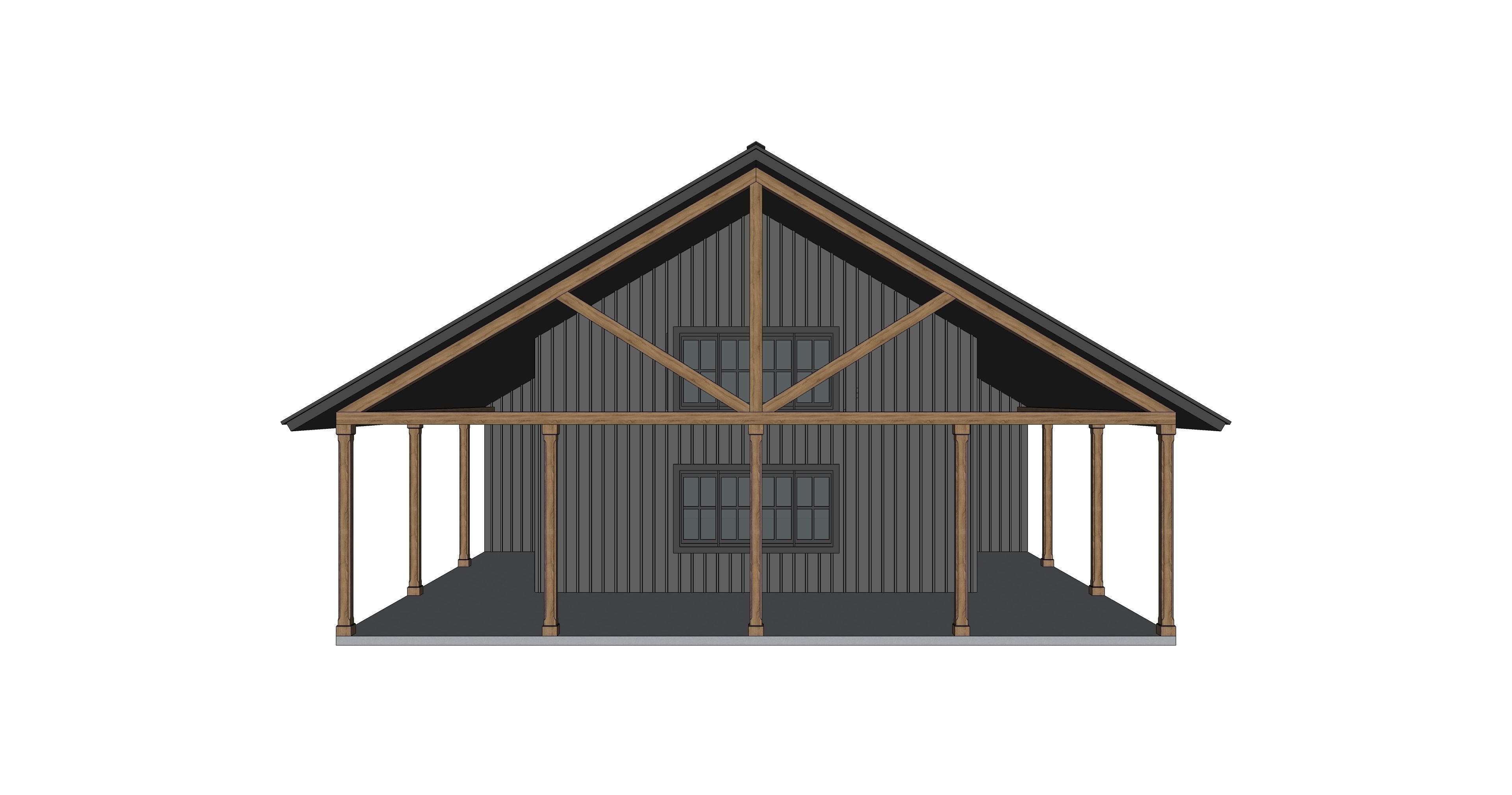 Barndominium House 003-Archimple LLC 3D model_6