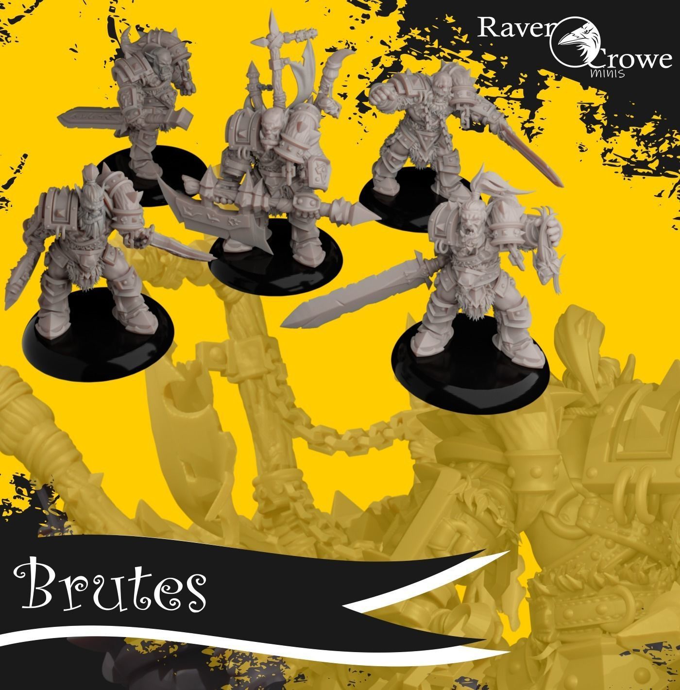 Orcish Horde Army Set 3D print model_4