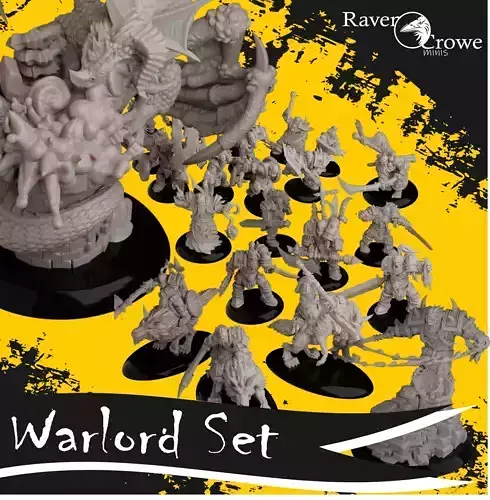 Orcish Horde Army Set 3D print model
