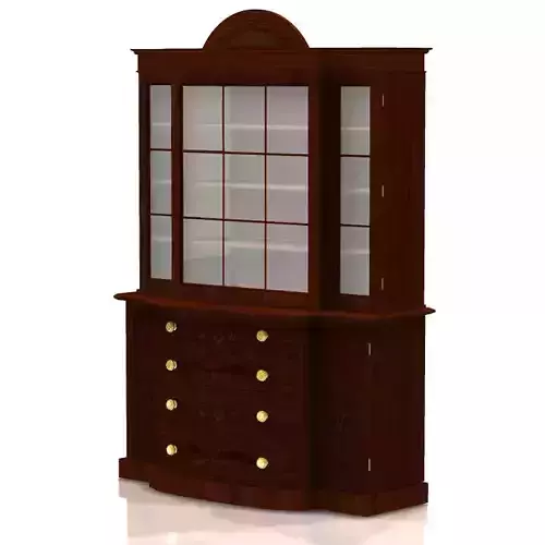 Satinwood Bookcase Studio Max