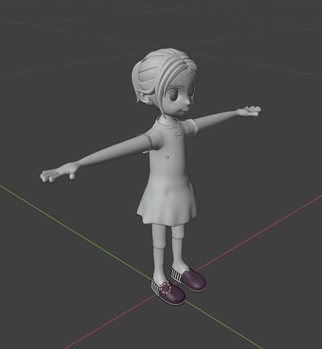 3d cartoon character 3D model