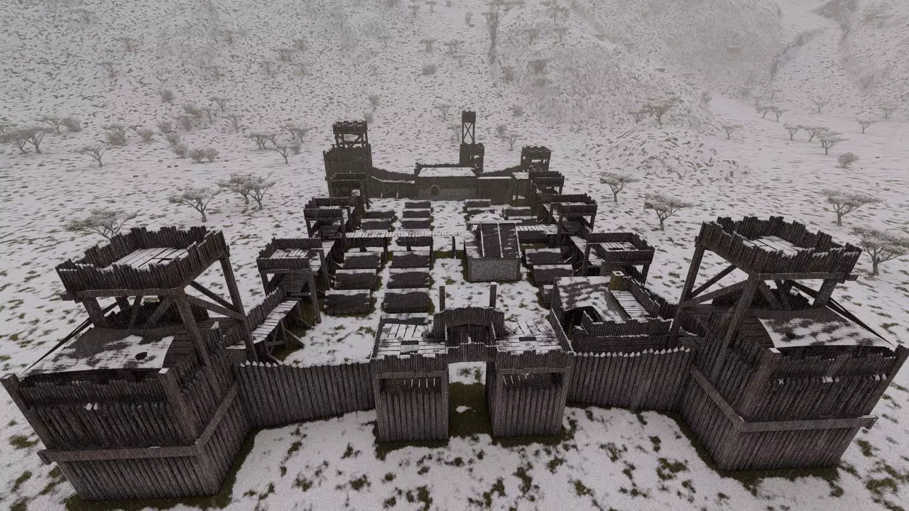 Medieval Castle 3D model