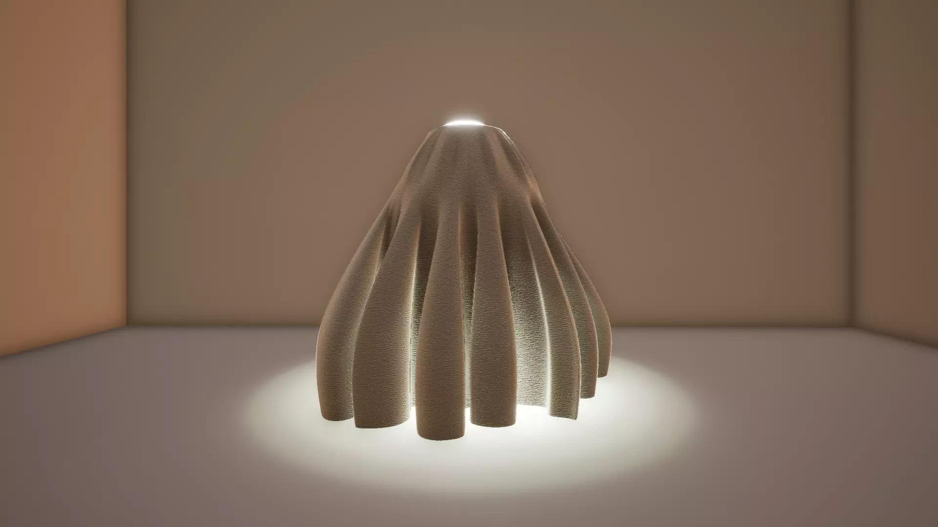 Fabric Lamp 3D print model_0