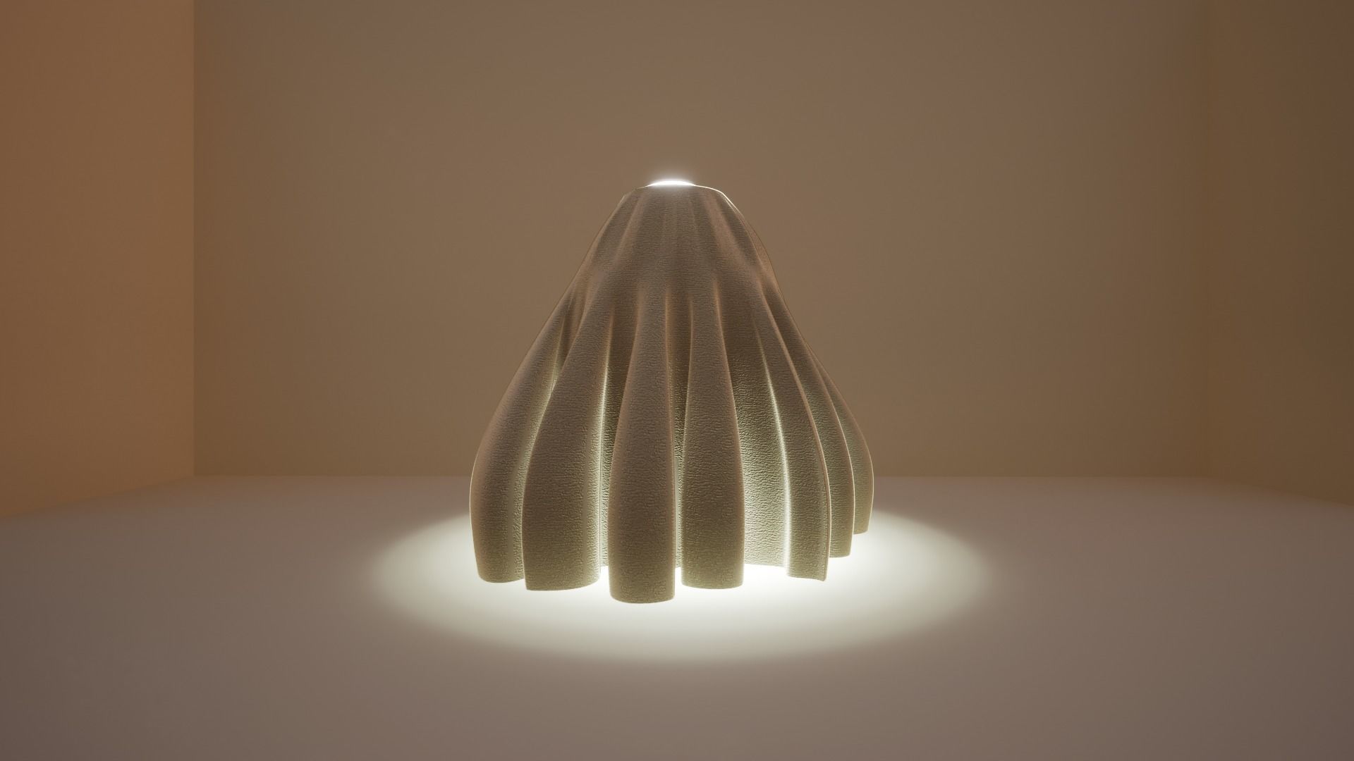 Fabric Lamp 3D print model_4
