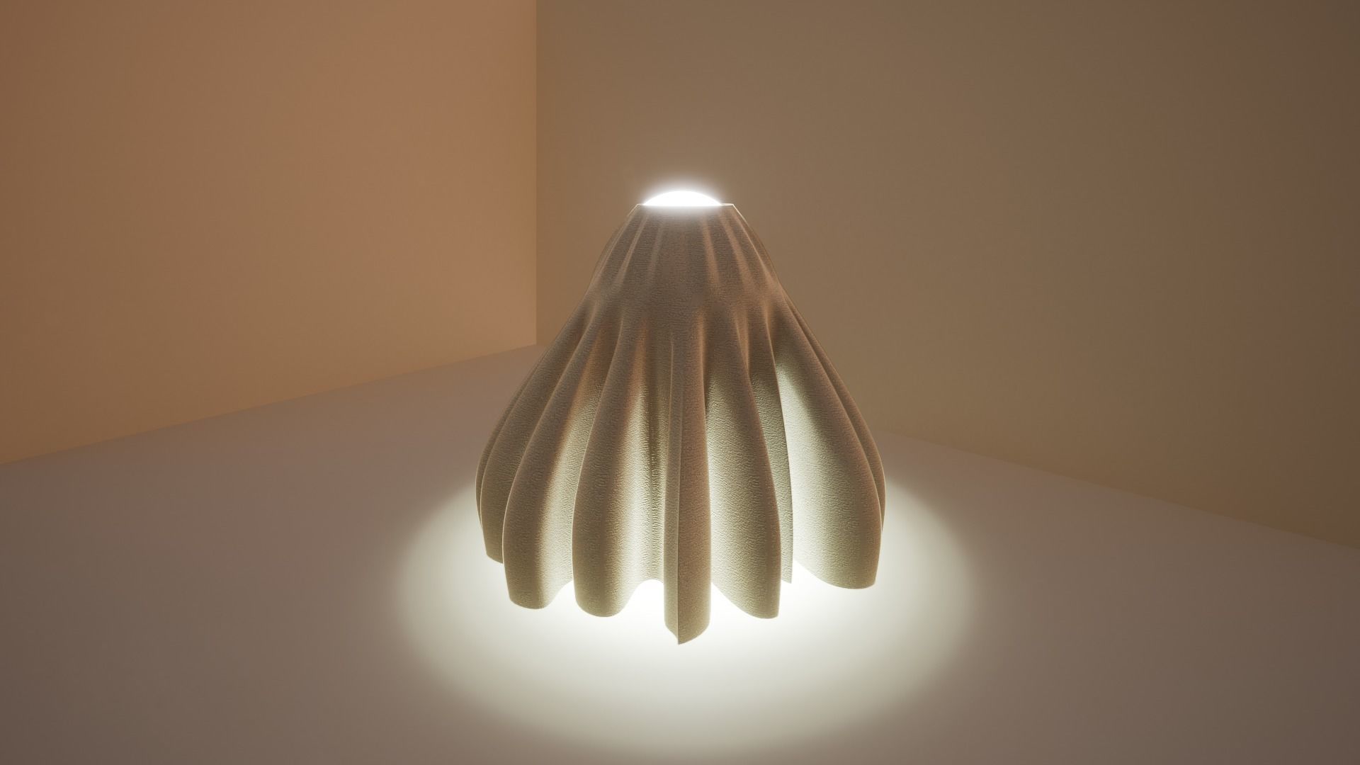 Fabric Lamp 3D print model_5