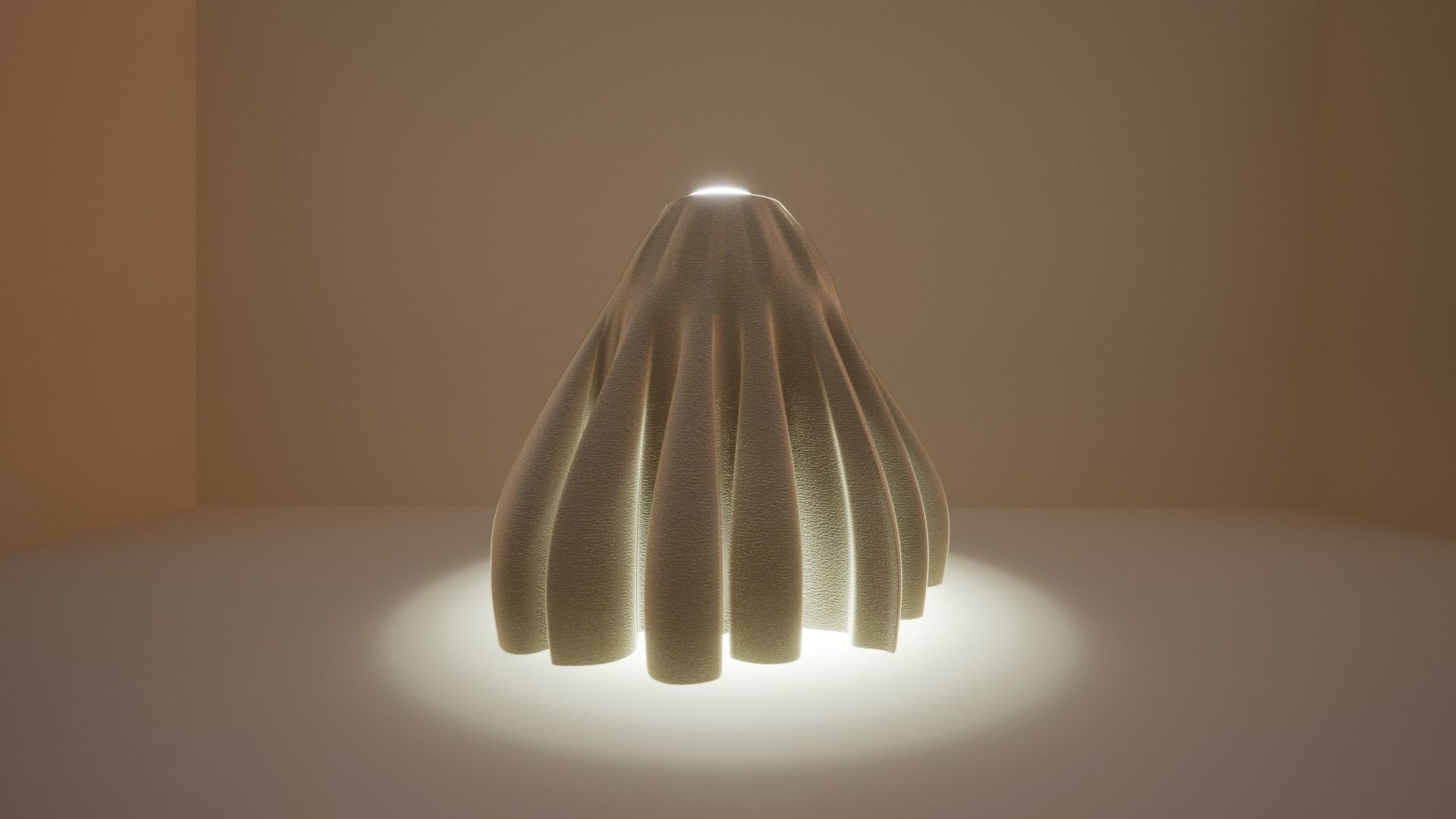 Fabric Lamp 3D print model_1