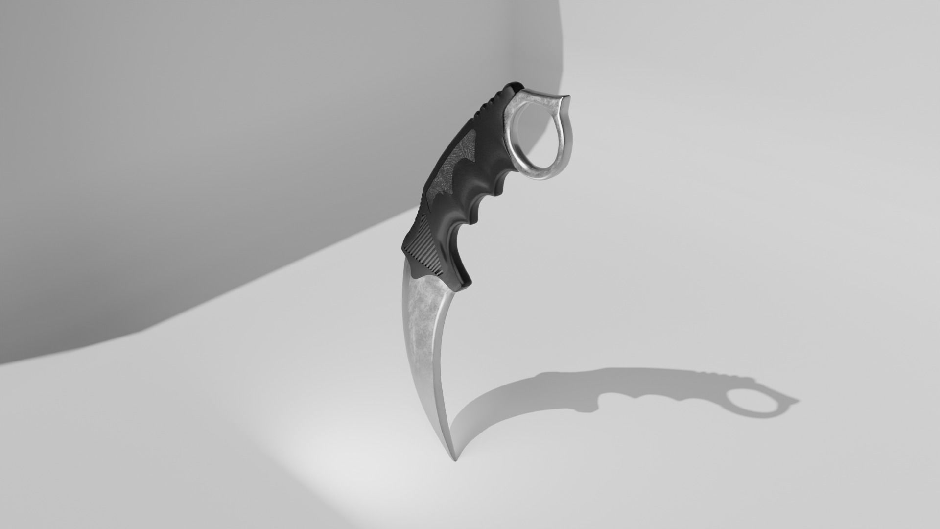 Kerambit knife model Free 3D model_1