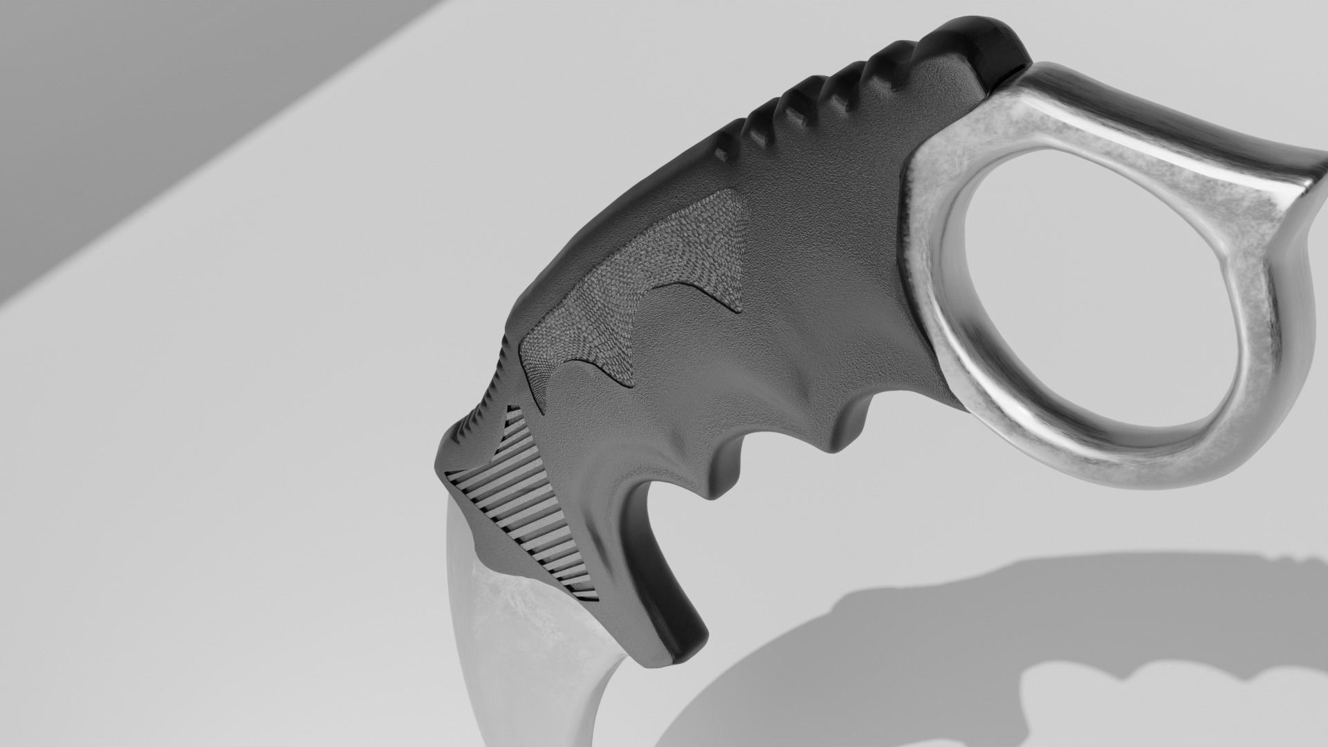 Kerambit knife model Free 3D model_2