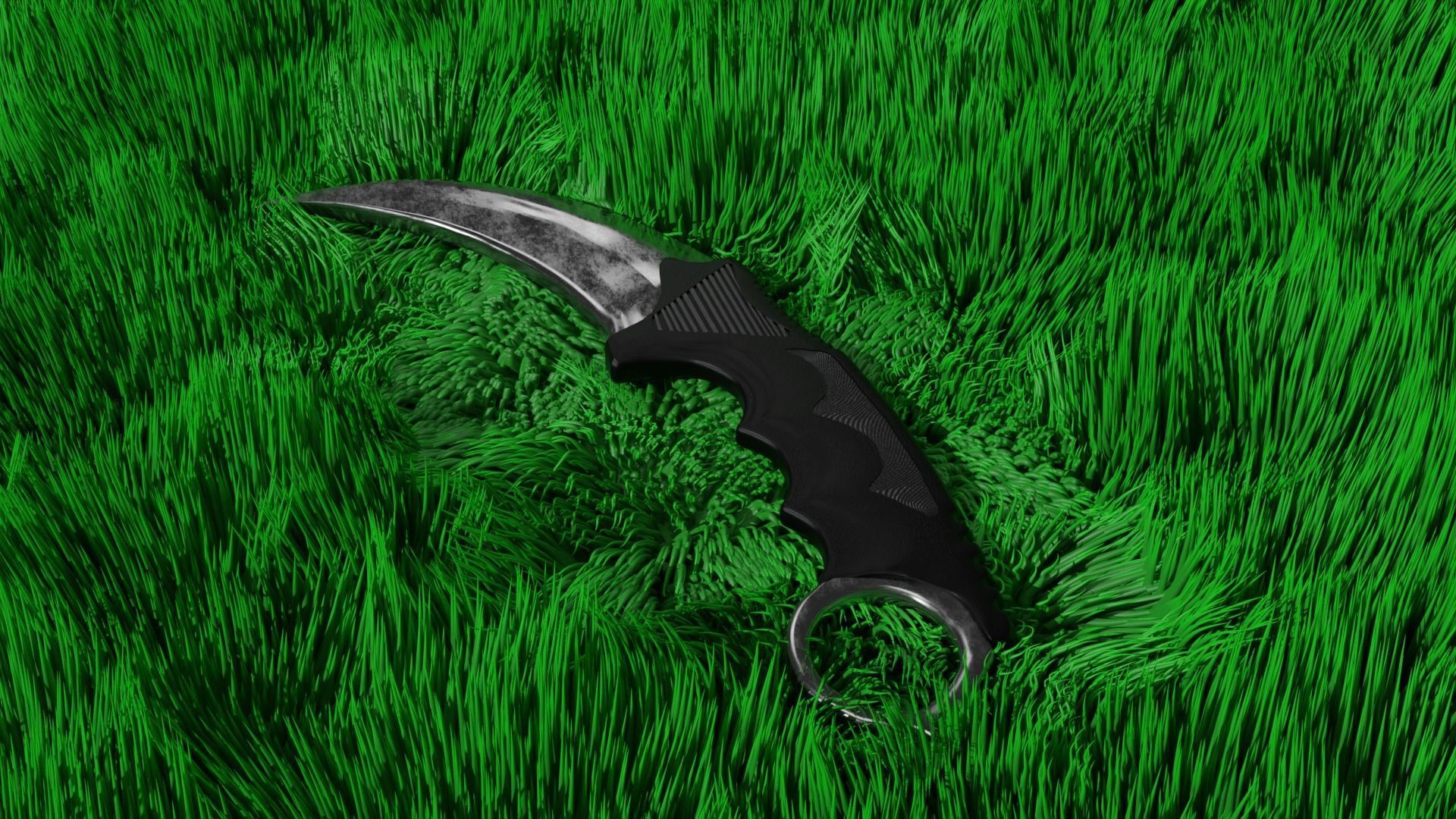 Kerambit knife model Free 3D model_3