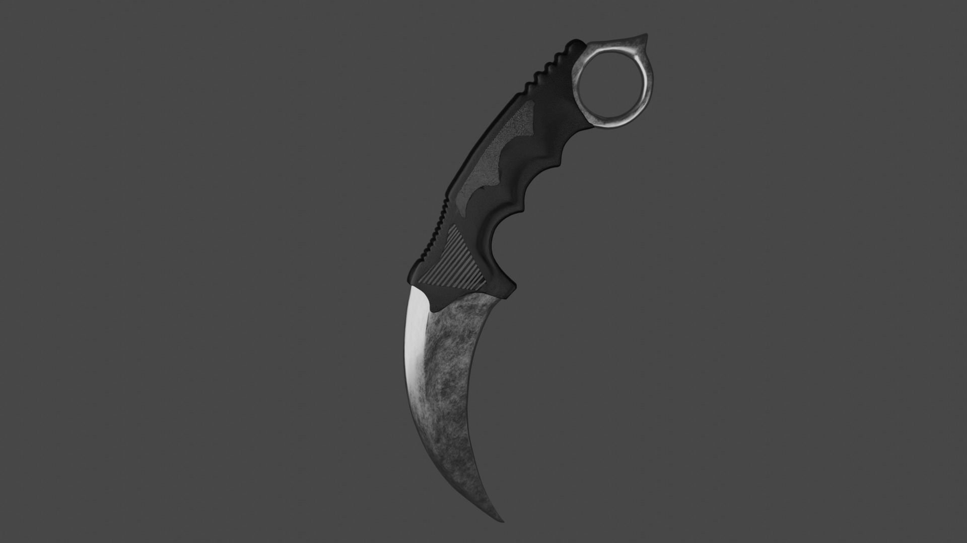 Kerambit knife model Free 3D model_5