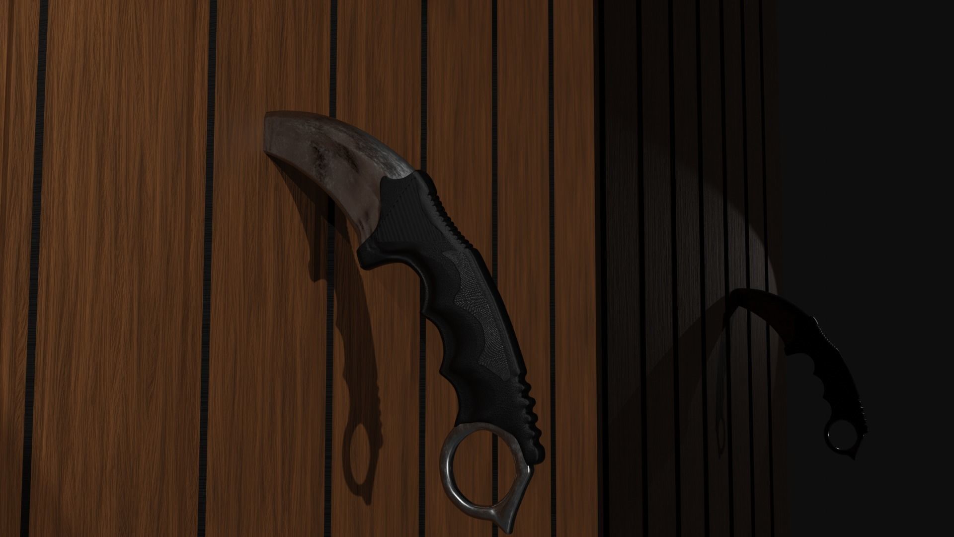 Kerambit knife model Free 3D model_4