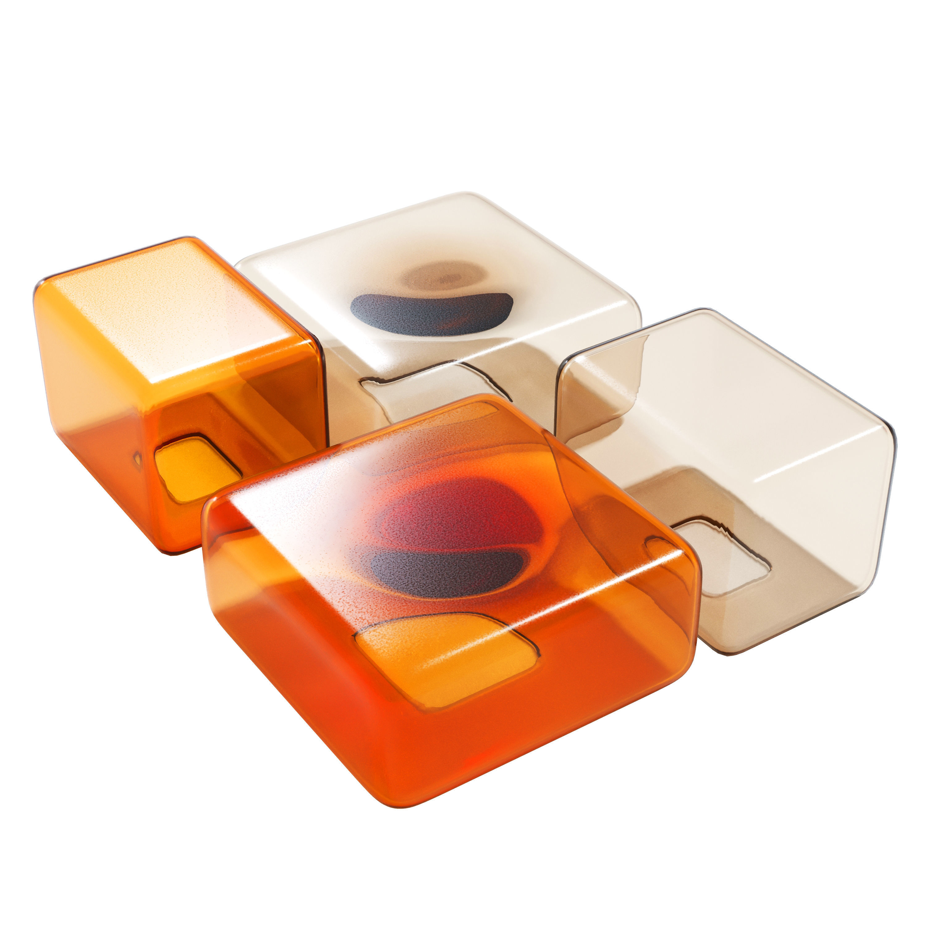 Lokum Coffee Tables - Acerbis 3D model_1